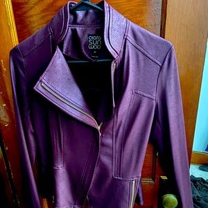 Liquid leather jacket